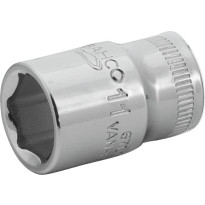 Kuusikulmahylsy Bahco 6700SM, 1/4&quot;, metriset koot, eri kokoja