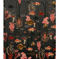 Kuvatapetti Rebel Walls Aquatic Life, Shadows, non-woven, mittatilaus