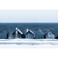Maisematapetti Rebel Walls Boathouse Blues, non-woven, mittatilaus