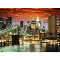 Maisematapetti Rebel Walls Brooklyn Bridge, non-woven, mittatilaus