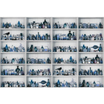 Kuvatapetti Rebel Walls Cabinet of Curios Sapphire, non-woven, mittatilaus