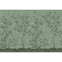 Kuvatapetti Rebel Walls Chinoiserie Chic Jade, non-woven, mittatilaus