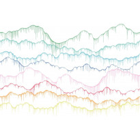 Kuvatapetti Rebel Walls Elevation Rainbow, non-woven, mittatilaus