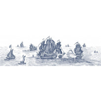 Kuvatapetti Rebel Walls High Seas Henderson Blue, non-woven, mittatilaus