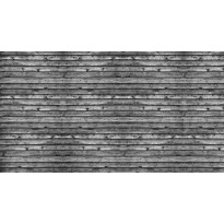 Kuvatapetti Rebel Walls Horizontal Boards Black, non-woven, mittatilaus