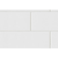 Kuvatapetti Rebel Walls Oblong Tiles White, non-woven, mittatilaus