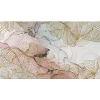 Kuvatapetti Rebel Walls Opulence Pink Marble, non-woven, mittatilaus
