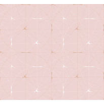 Kuvatapetti Rebel Walls Perfect Fit Powder Pink, non-woven, mittatilaus