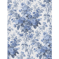 Kuvatapetti Rebel Walls Porcelain Blue, non-woven, mittatilaus