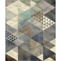 Kuvatapetti Rebel Walls Quadrangle Blue, non-woven, mittatilaus