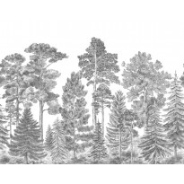 Kuvatapetti Rebel Walls Scandinavian Bellewood Gray, non-woven, mittatilaus