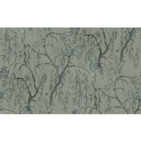 Kuvatapetti Rebel Walls Weeping Willows Jade, non-woven, mittatilaus