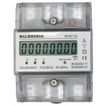 KWH-mittari Malmbergs 3-vaiheinen 230/400V 63A