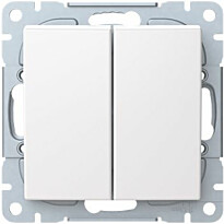 5-kytkin Abb Saga, uppoasennus, 16AX, 250V, IP21, UKJ, 2X, valkoinen, 50kpl