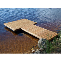 Laituri Pikku-Kuutti, 1.1x2.4m + 2.2x1.6m