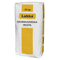 Saumaushiekka Lakka 25kg, musta