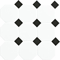 Lattialaatta Laattapiste LPC Art Octagon matta tasapintainen 9.77x9.77cm eri värejä