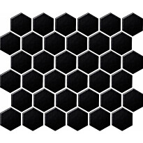 Lattialaatta Laattapiste LPC Hexagon matta tasapintainen 5.9x5.1cm eri värejä