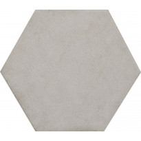 Lattialaatta Kymppi-Lattiat Concrete hex Bone, 14x16cm