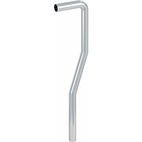 Vesilukon lattiaputki Prevex, s-malli, rst, DN32, 150x610mm
