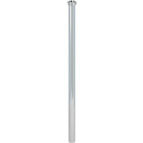 Vesilukon lattiaputki Prevex, suora, rst, DN32, 660mm