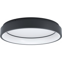 LED-Kattovalaisin Eglo connect.z Marghera-Z, 60cm, 26W, RGBW, musta
