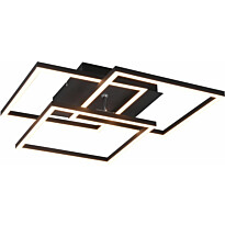 LED-kattovalaisin Trio Mobile, mattamusta, Verkkokaupan poistotuote