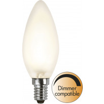 LED-kynttilälamppu Star Trading 350-13-1, Ø35x98mm, E14, huurrettu, 4W, 2700K, 400lm