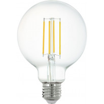 LED-Älylamppu Eglo connect.z, filamentti, E27, G95, 806lm, 6W, 2700K, kirkas