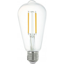 LED-Älylamppu Eglo connect.z, filamentti, E27, ST64, 806lm, 6W, 4000K, kirkas