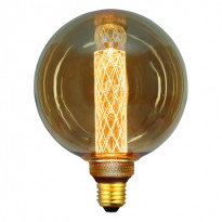 LED-Lamppu Finvalo Vintage, E27, 3.5W, 2000K, ruskea