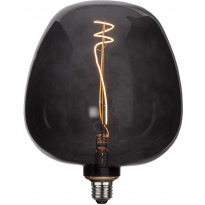 LED-lamppu Star Trading Decoled 355-12, Ø190x245mm, E27, musta, 2W, 2200K, 40lm