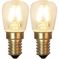 LED-lamppu Star Trading Soft Glow 352-60-2, Ø26x58mm, E14, kirkas, 1.3W, 2100K, 90lm, 2 kpl
