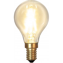 LED-lamppu Star Trading Soft Glow 353-11-1, Ø45x81mm, E14, kirkas, 1.5W, 2100K, 120lm