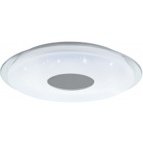 LED-Plafondi Eglo connect.z Lanciano-Z, 56cm, 44.8W, kristalliefekti