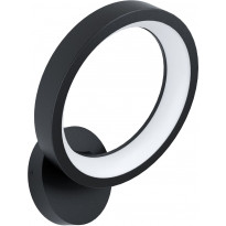 LED-Seinävalaisin Eglo connect.z Marghera-Z, 30,5cm, 16W, RGBW, musta