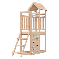 Leikkitorni tikkaat ja kiipeilyseinä 52,5x110,5x214cm, eri värejä/materiaaleja