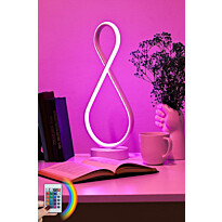 Pöytävalaisin Linento Lighting Degas, 45cm, värinvaihto-ominaisuus, valkoinen