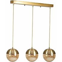 Kattovalaisin Linento Lighting Küre 8709-5, 3-osainen, kulta