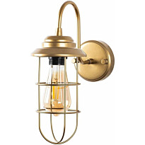 Seinävalaisin Linento Lighting Mahoni 13206, 32cm, kulta