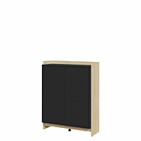 Lipasto PORTO 100 4D, beige/musta (6190)