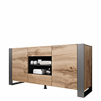 Lipasto WOOD, ruskea/tummanharmaa (1416)