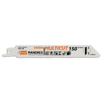 Puukkosahanterä Mandrex Multicut Varia, bimetal, 2 kpl/pkt, eri kokoja