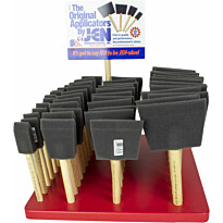 Sivellinsetti Jen Poly-Brush, 12x25/50/75/100mm, 48 sivellintä + teline