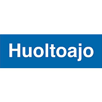 Merkintäkilpi &quot;Huoltoajo&quot;, 30x10cm