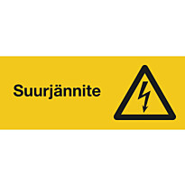 Merkintäkilpi &quot;Suurjännite&quot;, 30x10cm