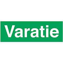 Merkintäkilpi &quot;Varatie&quot;, 20x8cm, jälkivalaiseva