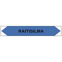 Merkintätarra/putkistotarra &quot;Raitisilma&quot;, 16x2.5cm, 5kpl