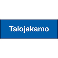 Merkintätarra &quot;Talojakamo&quot;, 10x4cm