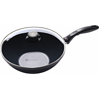 Wokkipannu kannella Swiss Diamond XD, Ø28cm